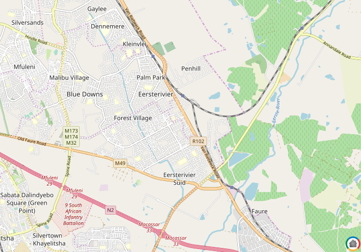 Map location of Devon Park